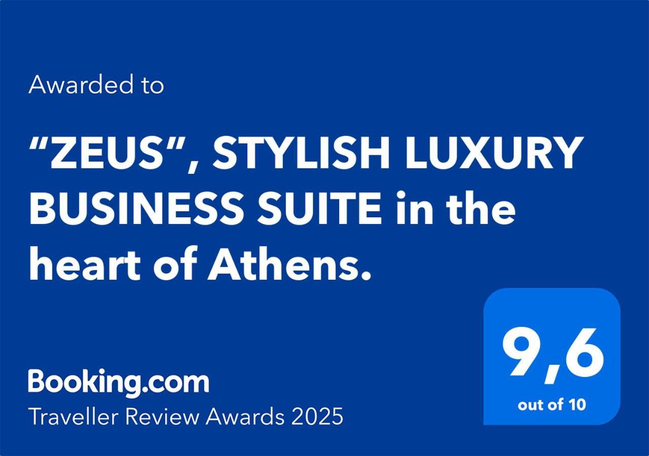 “Zeus”, Stylish Luxury Business Suite In The Heart Of Athens. Exteriör bild